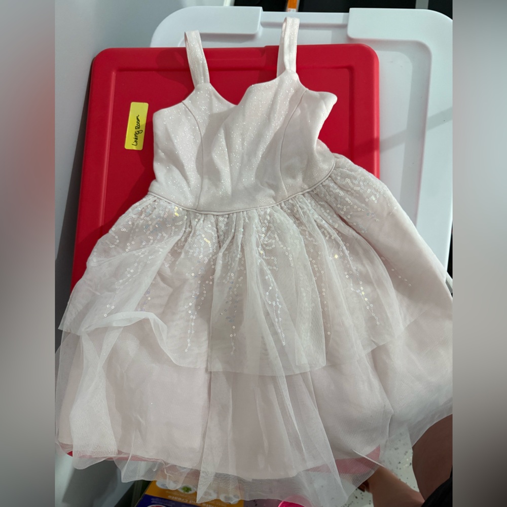 Cat & Jack light pink Sparkly Dress